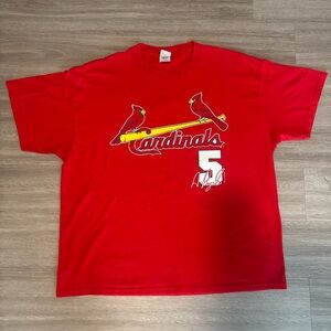 Red Cardinals Albert Pujols Graphic T-Shirt